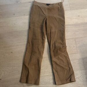 Brown Suede Pants